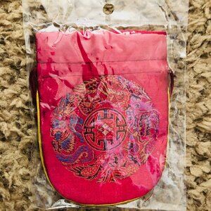 Chinese-Style Drawstring Bag